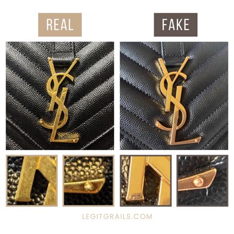 how to tell real ysl from fake|authentic ysl dust bag.